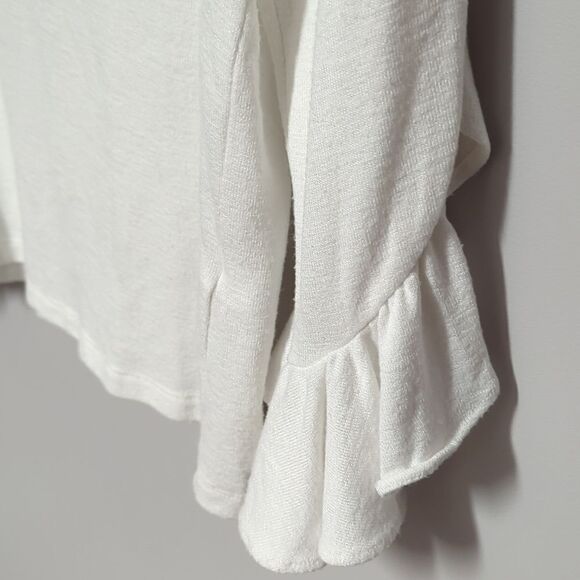 Banana Republic White Long Sleeve Blouse - Picture 3 of 6